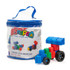 TK TOY BOX DBA SNAPO TOYS Snapo Jr. Building Blocks, Beginner Builder's Kit, 60 Pieces
