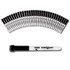 KLEENSLATE CONCEPTS LP KleenSlate® Small Dry Erase Markers with Eraser, Black, Pack of 36