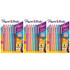 NEWELL BRANDS DISTRIBUTION LLC Paper Mate® Flair Felt Tip Pens, Medium Point (0.7mm), Tropical Colors, 6 Per Pack, 3 Packs