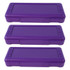 ROMANOFF PRODUCTS Romanoff Ruler Box, Purple, Pack of 3