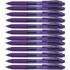 PENTEL OF AMERICA Pentel® EnerGel-X™ Retractable Liquid Gel Pen, Violet, Pack of 12