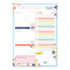 PUKKA PADS USA CORP Pukka Pads Daily Planner Pad - Ditzy Floral - Pack 6