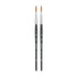 DIXON FINE ART Princeton Aqua Elite Round Brush, Synthetic Bristles, Short Handle Watercolor Paintbrush, Matte Black, Size 6, Pack of 2