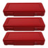 ROMANOFF PRODUCTS Romanoff Ruler Box, Red, Pack of 3