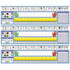 NORTH STAR TEACHER RESOURCE North Star Teacher Resources Traditional Manuscript Primary Desk Plates, 19" x 5", 36 Per Pack, 3 Packs