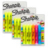 NEWELL BRANDS DISTRIBUTION LLC Sharpie® Tank Highlighter, Assorted Colors, 6 Per Pack, 3 Packs