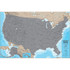WAYPOINT GEOGRAPHIC Hemispheres® Scratch Off USA 24" x 36" Laminated Wall Map