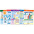 NEWPATH LEARNING NewPath Learning Math Bulletin Board Chart Set, Ratios, Decimals & Percents, Set of 7