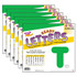 TREND ENTERPRISES INC. TREND Green 4" Casual Uppercase Ready Letters®, 6 Packs