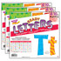 TREND ENTERPRISES INC. TREND Colorful Patterns 4" Play Combo Ready Letters®, 3 Packs