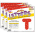 TREND ENTERPRISES INC. TREND Red Sparkle 4" Casual Uppercase Ready Letters®, 3 Packs