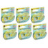 LEE PRODUCTS COMPANY Lee Products Removable Highlighter Tape, Yellow, Pack of 6