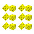 KOPLOW GAMES INC. Koplow Games Dot Foam Dice Set, 2 Per Set, 6 Sets