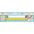 NORTH STAR TEACHER RESOURCE North Star Teacher Resources Primary Modern Manuscript Counting 1-120 Desk Plate, Pack of 36
