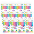 BAZIC PRODUCTS BAZIC Products® Brush Markers, Fluorescent Colors, 6 Per Pack, 12 Packs