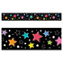 CREATIVE TEACHING PRESS Creative Teaching Press® Star Bright Colorful Stars on Black EZ Border, 48 Feet