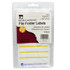 ADVANTUS Charles Leonard File Folder Labels, Self-Adhesive, 0.56" x 3.43", Yellow, Box of 248