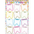 ASHLEY PRODUCTIONS Ashley Productions® Smart Poly™ Chart, 13" x 19", Confetti I Lost A Tooth, w/Grommet