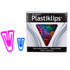BAUMGARTENS INC Plastiklips Paper Clips, Assorted Sizes, Assorted Colors, Pack of 315