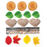 LEARNING ADVANTAGE The Freckled Frog Nature's Footsteps - Set of 15 Nature-Inspired Rubber Mats - Ages 3+