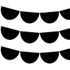 CREATIVE TEACHING PRESS Creative Teaching Press® Black Half-Dots EZ Border™, 48 Feet Per Pack, 3 Packs