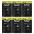 CHAMPION SPORTS Champion Sports Metal Whistle & Black Lanyard Pack, 6 Packs