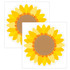 CREATIVE TEACHING PRESS Creative Teaching Press® Sunflower 6" Designer Cut-Outs, 36 Per Pack, 2 Packs