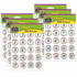 TEACHER CREATED RESOURCES Teacher Created Resources® Confetti Numbers Stickers, 120 Per Pack, 6 Packs