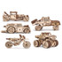 ARTVENTURE LLC EWA Eco-Wood-Art Vehicles Set 3D Wooden STEM Construction Kit