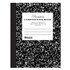 BAZIC PRODUCTS BAZIC Products® Premium Composition Book, Wide Ruled, Black Marble, 100 Sheets