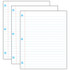 ASHLEY PRODUCTIONS Ashley Productions® Large Magnetic Notebook Page, 12" x 15", Pack of 3