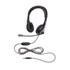 CALIFONE INTERNATIONAL Califone NeoTech 1025MT Mid-Weight, On-Ear Stereo Headset with Gooseneck Microphone, 3.5mm Plug, Black/Silver