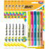 BIC USA INC BIC® Brite Liner® Highlighters, Chisel Tip, Assorted Colors, 5 Per Pack, 6 Packs BIC USA INC BIC® Brite Liner® Highlighters, Chisel Tip, Assorted Colors, 5 Per Pack, 6 Packs