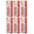 VELCRO USA VELCRO® Sticky Back™ Square Fasteners, 7/8", White, 12 Per Pack, 6 Packs
