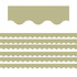 TEACHER CREATED RESOURCES Teacher Created Resources® Olive Green Scalloped Border Trim, 35 Feet Per Pack, 6 Packs