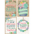 TEACHER CREATED RESOURCES Teacher Created Resources® Rustic Bloom Posters, 13-3/8" x 19", Set of 4