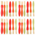 LEARNING ADVANTAGE READY 2 LEARN™ Triangle Grip Paint Brushes-BULK-3sz-Set of 24