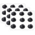 ADVANTUS Bluelounge® Cabledrop Minis Cord Management, Black, 9 Per Pack, 3 Packs