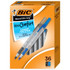 BIC USA INC BIC® Round Stic Grip Xtra Comfort Ballpoint Pens, Medium Point (1.2mm), Assorted Colors, 36-Count Pack, Assorted Pens for Office Supplies
