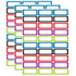 ASHLEY PRODUCTIONS Ashley Productions® Die-Cut Magnetic Foam Assorted Color Labels/Nameplates, 30 Per Pack, 3 Packs