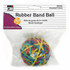 ADVANTUS Charles Leonard Rubber Bands - Ball (2.95" x 1/8") - Assorted Colors, 1 Each