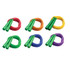 CHAMPION SPORTS Champion Sports Licorice Speed Rope, Green handle, 10'