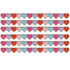TEACHER CREATED RESOURCES Teacher Created Resources® Home Sweet Classroom Hearts Die-Cut Border Trim, 35 Feet Per Pack, 6 Packs