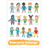 CARSON DELLOSA EDUCATION Carson Dellosa Education All Are Welcome Everyone Belongs Poster