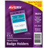 AVERY PRODUCTS CORP Avery® Heavy-Duty Badge Holders, Portrait, 4" x 3", 25 Holders