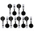 C-LINE PRODUCTS INC C-Line® Retracting ID Card Reels, Black, Swiveling Spring Clip with Snap-on ID Strap, Pack of 12 C-LINE PRODUCTS INC C-Line® Retracting ID Card Reels, Black, Swiveling Spring Clip with Snap-on ID Strap, Pack of 12
