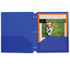 C-LINE PRODUCTS INC C-Line® Two-Pocket Poly Portfolios with Three-Hole Punch, Blue, Box of 25