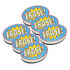 ASHLEY PRODUCTIONS Ashley Productions® Magnetic Whiteboard Eraser, Superhero Erase!, Pack of 6