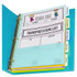 C-LINE PRODUCTS INC C-Line® 5-Tab Index Dividers with Multi-Pockets, Bright Color Assortment, 8-1/2 x 11