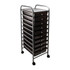 ADVANTUS Advantus® 10-Drawer Rolling Cart, Smoke